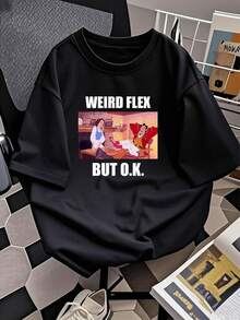 Ilustración divertida con personaje mostrando actitud relajada y frase humorística que transmite confianza y sarcasmo ideal para quienes disfrutan del humor irónico camiseta de mujer  cómoda casual moderna para uso diario - Negro - Ver 2