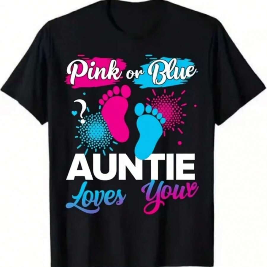 Printed T-Shirt For Men And Women - Black - View 1