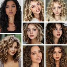 4-Piece Set Of 11 Clip-In Hair Extensions, Clip-In Hair Extensions, 12 Inch Synthetic Clip-In Short Soft Natural Wigs High-Tempe - Multicolor - View 8
