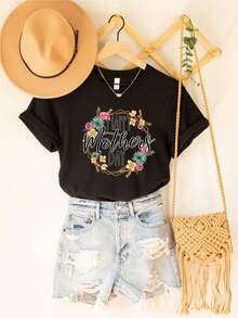 Women T-Shirts - Black - View 4