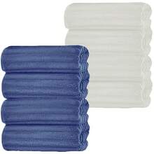 Bộ 2/4 khăn mặt siêu mềm, khăn lau cao cấp bằng sợi microfiber, thấm hút tốt và nhanh khô, chất liệu nhung san hô, khăn lau đa năng dùng cho phòng tắm, khách sạn và phòng tập thể dục. - Nhiều màu - Xem 1