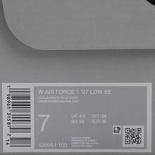 Nike Giày thể thao nữ W Air Force 1 '07 Low SE IQ9964-100 - màu be nâu - Xem 6