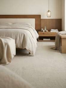 1pc European Geometric Line Pattern - Luxury Modern Minimalist Cream Rug, Machine Washable Soft Area Carpet, Rectangular, Short Pile, Machine Made, Suitable For Living Room, Bedroom, Office, Game Room, Study, Indoor/Outdoor Entrance, Home Decor, Christmas Decoration - Multicolor - View 4