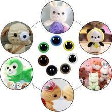 EDCUEBE7 636pcs Plastic Eyes And Noses, Craft Doll Eyes And Bear Noses With Washers, Suitable For DIY Crafts, Crochet Dolls And Plush Toys (Multiple Sizes) - Beads - View 5