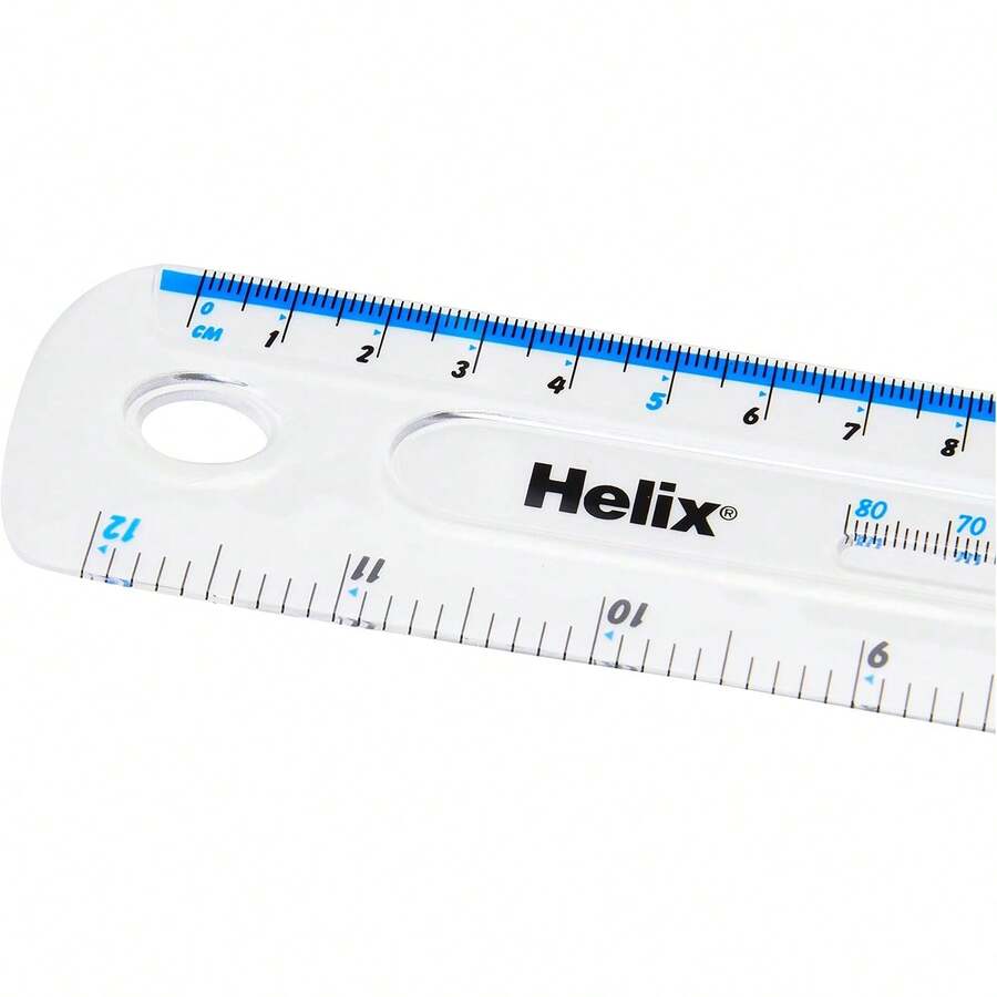 Helix 12 Inch 30cm Premium Shatter Resistant Ruler - View 1