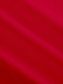 Nueva Camiseta Casual de Algodón de Manga Corta con Cuello Redondo y Estampado Gráfico para Mujer, Estilo Vintage Urbano, Unisex, Holgada, Ideal como Regalo para el Día de la Independencia. - Rojo - Ver 5