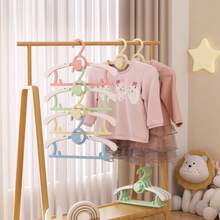 10 buah Gantungan Baju yang Dapat Diperpanjang, Gantungan Baju Plastik Multifungsi, Rak Penyimpanan Lemari, Dapat Ditumpuk, Hemat Ruang, Cocok untuk Kamar Tidur, Kamar Mandi, Penyimpanan Pakaian di Asrama. Rak Penyimpanan yang Dapat Diatur dari Bahan Polipropilen, Ukuran 28-73cm, Rak Lemari, Perlengkapan Penyimpanan Rumah - MultiWarna - View 4