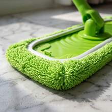 8PCS Thickened Flat Mop Replacement Pads, Wet Dry Dual-Purpose Household Mop Cloth Covers, Absorbent Washable Reusable Floor Cleaning Accessories For Indoor Floors - 綠色-8Pcs - 查看 4