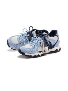 CAMEL CROWN Women's Outdoor Casual Shoes: Stylish, Comfortable, Versatile, Sporty, And Eye-Catching Lightweight Mary Jane Sneakers - Blue - View 4