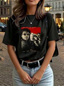 Women T-Shirts - Black - View 4