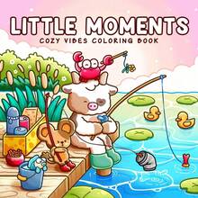 Little Moments：適合成人與青少年的簡單著色本，超可愛設計，營造舒適放鬆的氛圍，舒緩身心（Cozy Space 著色本）。本書以超可愛動物角色為特色，設計簡單易上手，讓您在身心上都能放鬆，還能發現許多有趣的隱藏故事。非常適合情人節、生日、復活節、聖誕節及各種節日派對，是放鬆休閒的絕佳選擇。 - 單件 - 查看 11