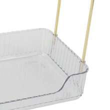 Organizador de Encimera de Baño de 2 Niveles, Diseño Simple Multiusos de Lujo Ligero, Estante de Almacenamiento Moderno de Doble Capa Duradero para Mesa de Maquillaje para - Por supuesto - Ver 8