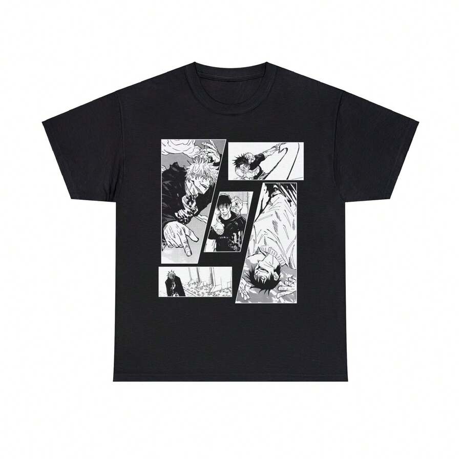 J1ujutsu Kaisen Gojo y Toji Camiseta220g Cla-ssic Cotton T-Shirt - UniS-ex - The Shirt You A-lways NeededSuitable for all people, whether woM-en or M-enhigh-quality durable fabric suitable for all seans,ft to the touch but built to lastBreathabletops woM.en fall outfiT.S for woM.en vaC.Ation outfiT.S woM.en Easter, St. Patrick's Day costume - Negro - Ver 1