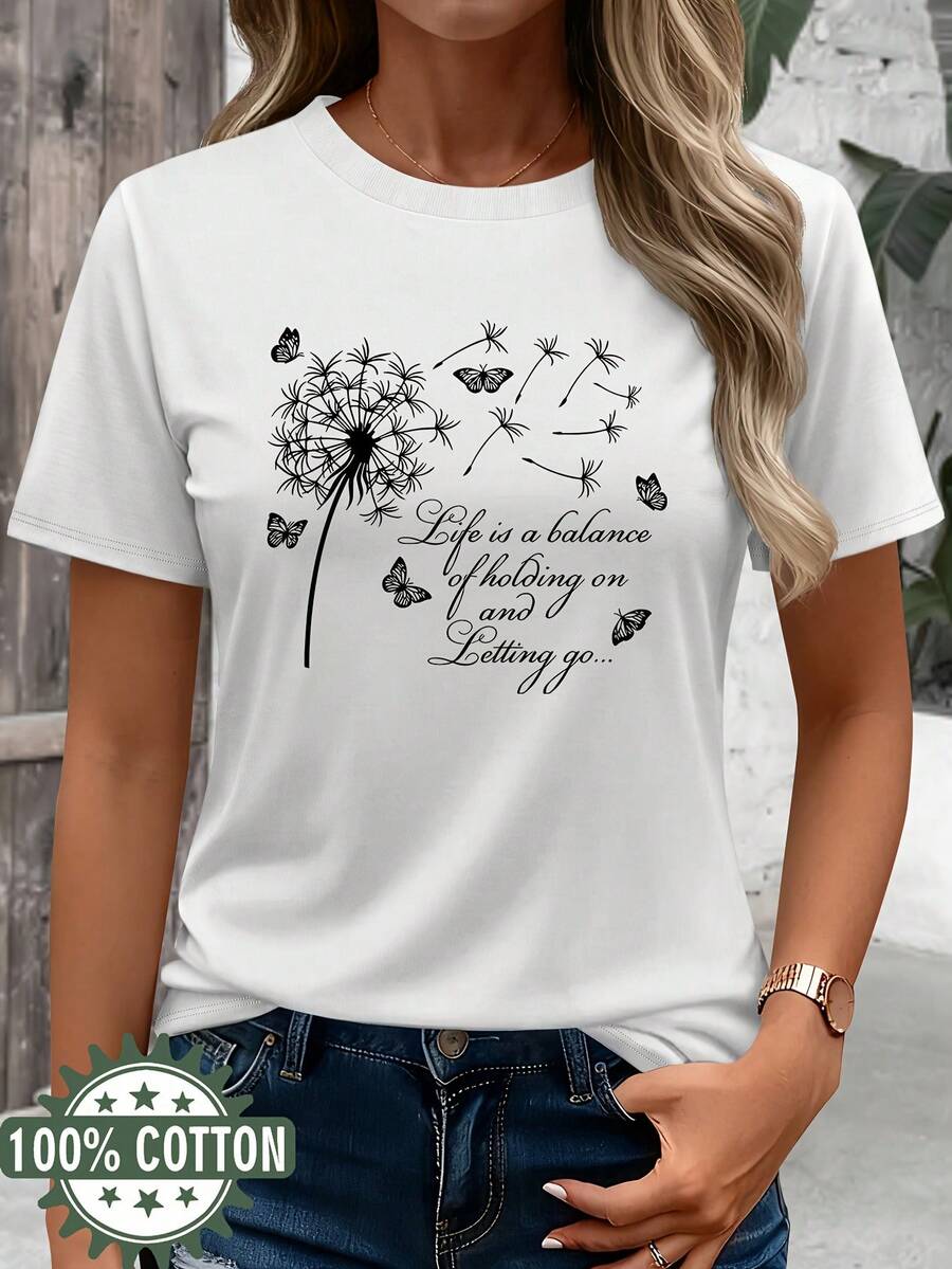 Camiseta de manga corta con estampado animal, 100% algodón, cuello redondo, para primavera/verano, lavable a máquina, económica y adecuada para uso casual en todas las estaciones, camiseta de mujer 97431-Vintage Street Style Unisex Loose Cotton Short Sleeve Crew Neck T-Shirt blusas para mujer. blusas.blusas casuales para dama. - Blanco-1 - Ver 1