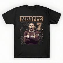 Mbappe 7 Brown vintage T-Shirt unisex de la de algodón puro de alta densidad de 220 g. C-AmiS-eta uniS-ex 100 % aL-Godón de - Tejido de alta densidad. Apta para todo tipo de perS-onas, ya sean mujeres o hombres. Tejido duradero de alta C-Alidad apto para todas las estaciones, suave al tacto pero duradero. Tops transpirables. Conjuntos de otoño para mujer. Conjuntos de vaC-Aciones para mujer. Disfraz de Halloween para mujer. - Negro - Ver 6