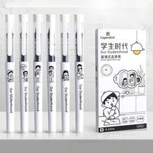Bộ 6 bút bi mực nước đen và bút gel khô nhanh, ngòi 0.5mm, viết trơn tru, thích hợp cho văn phòng, lớp học, nhà, thi cử. Bộ bút bi và bút gel, quà tặng văn phòng phẩm ngày lễ, quà tặng tựu trường. - Bộ - Xem 4