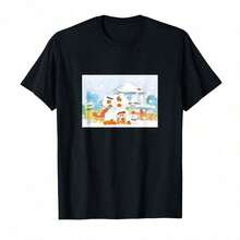 T-Shirt: Enjoy Winter - màu đen - Xem 6