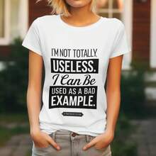 I'not Totally Useless-Shirt - Black - View 3