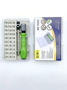 [Bộ tua vít nâng cấp] Bộ tua vít nâng cấp 32 trong 1 | Bộ dụng cụ tháo lắp đa năng, từ tính mạnh, độ cứng cao, kèm các đầu tua vít hình dạng đặc biệt, phù hợp cho việc sửa chữa DIY. - 32 trong 1 - Xem 3