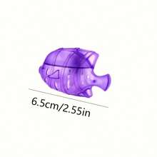 Multi-Color Fish-Shaped Aquarium Cleaner - No Battery Required, Suitable For Freshwater And Saltwater, Enhances Clarity And Promotes Fish Health, No Electronics, Filter System Accessory - Elbow - View 3