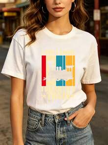 Camiseta Vintage de Moda para Uso Diario, Divertida con Estampado 'No Ronco, Sueño que Soy un Tren', para Hombres y Mujeres, Regalo Familiar, Atuendo Perfecto para Verano, Camiseta Casual para Team Building, Camiseta de Algodón, Ropa Casual - Blanco - Ver 1