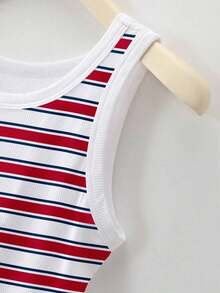 Top de tirantes con lentejuelas y aplicaciones de lentejuelas, estilo de ropa urbana, camisa corta de moda - Multicolor - Ver 6