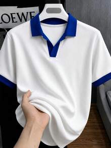 Men's Polo Shirt From Brazil, Short Sleeve. - White - View 3