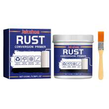 Jakehoe Rust Converter Primer Metal Iron Gate Gear Stairs Handrail Corrosion Prevention Rust Remover Paint Outdoor Indoor Metal Surfaces - màu xanh da trời - Xem 3
