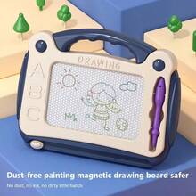 Magnetic Drawing Board For Toddlers, Mini Erasable Doodle Board With Pen, Mess-Free Portable Sketch Pad, Educational Travel Toy For Kids 3+Years Old, Gift For Boys Girls - Multicolor - View 5