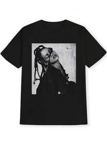 Dam-T-shirts - Svart - Visa 7