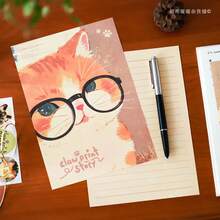 Set Kertas dan Amplop Surat Tulisan Tangan Chaoyu Cute Story, Kartu Ulang Tahun Anak dengan Nuansa Ritual, Hadiah Pertumbuhan dengan Surat Tulisan Tangan, Hadiah Kedewasaan - A - View 12
