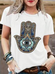 Women T-Shirts - White - View 1
