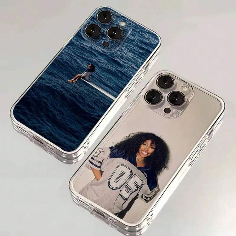 Funda para teléfono Singer S-Z Lana, funda para teléfono con foto de artista R&B, funda transparente con retrato de Jersey "SOS" Ocean Vibe. |     Funda de Teléfono de Alta Gama con Diseño Único y de Lujo, Sin Repetición de Estilos,  desde Almacén Local, Novedad de Artista de R&B. Compatible con iPhone 17/16/15/14/13/12/11/7/8 Plus/X/XS/Air/Pro/ProMax, Galaxy S21/S22/S23/S24/S25/S26 Plus/FE, Galaxy A05/A13/A14/A15/A16/A54/A35/A55/A56 Series. Diseño divertido y lindo, estampado de personaje de dibujos animados adorable, funda de teléfono clásica y elegante. Funda premium a prueba de golpes, anti-huellas y de larga duración. Funda de teléfono bonita para mujeres y hombres. Regalo ideal para familiares y amigos. Protección completa contra caídas, evita eficazmente daños por rotura de la pantalla. Funda para teléfono unisex, versátil y casual para uso diario. - z5 - Ver 1