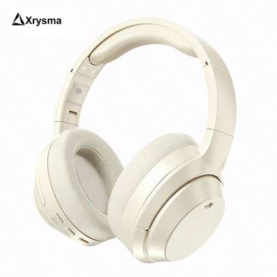 Xrysma Active Noise Cancellation Wireless Headphones, Hi-Res Audio Wireless 5.3 Headset With 35H Playtime, Multipoint Connection For Home, Office, Travel