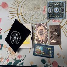 Rose Gold Foil Tarot Card Deck Set With Guidebook And Bag, Waterproof PET Tarot Cards, 78 Classic 4.7"X 2.7" Cards Suitable For Beginners And Experts, Elegant Floral Pattern Divination Tool Gift Set (Includes Velvet Card Bag) - Multicolor - View 7