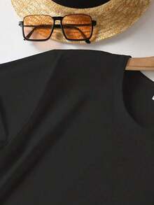 Playeras de mujer Colección Verano 2026, Camiseta Deportiva Casual de Mujer de 1 Pieza, Top de Manga Corta con Cuello Redondo y Diseño Creativo, Moderna y con un Tema Divertido y Natural, con el Popular Estampado de Doble Cara "MOUNTAIN EXPLORER GREAT OUTDOORS", Elegante y Holgada, Tejido Ligeramente Elástico y Suave, Adecuada para Fiestas Casuales, Hogar, Oficina y Desplazamientos al Aire Libre, Una Camiseta de Mujer Adecuada para Todas las Temporadas, Algodón Suave, Tallas S–7XL: Envío Gratis, En 24 Horas. Conjuntos de mujer - Negro - Ver 4