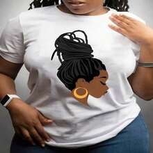 Short-Sleeved T-Shirt With Letter Print And Round Neck For Summer - White 2 - View 7