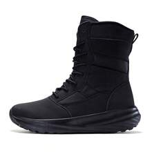 New Men's Breathable Soft-Sole Hiking Boots, All-Match Style Versatile For Outdoor Wear, All Seasons - Black - View 9