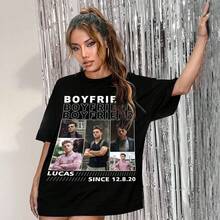 LucBuy Camisetas Personalizadas de Rap Pirata, Sudadera Extragrande con Texto y Fotos de Caras Retro Personalizadas, Cara Gráfica Cuello Redondo Casual Hombro Caído Sudaderas con Capucha Regalos - Estilo 11 - Ver 3
