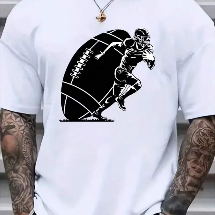 Camiseta impresa para hombres y mujeres - Blanco - Ver 1
