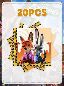 Disney Bộ đồ dùng tiệc theo chủ đề Zootopia, bộ dụng cụ sinh nhật hoàn chỉnh gồm đĩa, cốc, khăn ăn và khăn trải bàn cho các bữa tiệc theo chủ đề. Biến bữa tiệc của bạn thành thế giới Zootopia sống động với bộ đồ dùng tiệc theo chủ đề trọn gói này, được thiết kế để tạo ra trải nghiệm ăn uống liền mạch và sống động. - Bộ đồ ăn - Xem 7