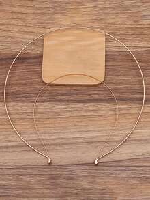 1 chiếc vương miện dự tiệc/đám cưới kiểu Âu và Mỹ, làm bằng hợp kim pha lê, dành cho nữ, phụ kiện đội đầu cô dâu. - Vàng bóng trắng 435 - Xem 1