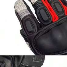 Luvas de Motociclista de Couro Genuíno Revit com Tela Sensível ao Toque de Pele de Carneiro, Luvas de Motociclismo, Luvas Resistentes à Abrasão para Ciclismo ao Ar Livre - Multicolorido - Visão 6