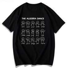 Quadratic Equations, Algebraic Trigonometric Functions, Fun Math, Dancing, Summer Short-Sleeved Shirts, Women's T-Shirts - Black - View 2