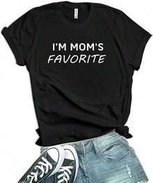 Camisetas para Mamás - Camisetas Gráficas Divertidas Favoritas de Mamás Sarcasticas, Regalos Divertidos, Tela Suave, Ropa de Moda para Mujeres de Tallas Grandes - Estilo - Ver 11