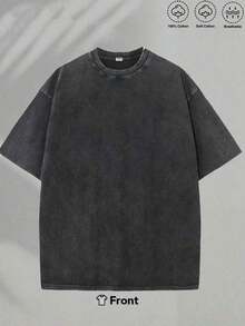 2026 Nueva Moda en Ropa Vintage de Verano, Nueva Camiseta Vintage con Estampado de Cara de Leopardo, Cuello Redondo Casual, Manga Corta Tie-Dye, Hermosa Blusa Versátil Personalizada para Mujer, Tops Holgados y Cómodos para Mujer, Moda Coreana para Mujer - Negro 3 - Ver 2