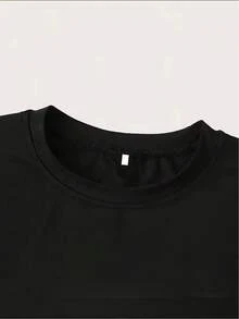 -Sommer Basic T-Shirt With Butterfly And Flower Print, Loose And Comfortable, For Men. - Back - View 4