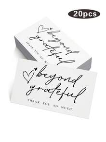50Pcs Bulk Thank You Cards Professional Business Appreciation Cards For Beauty Salon Spa Studio Freelancer Client Loyalty Branding - Sets - View 9