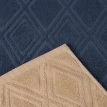 VOGA 2-Piece Kitchen Towel Set – Premium Textured Design BEAUTTY HOME - Blue and White - View 2