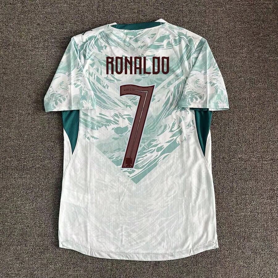 2026 Portugal Away Jersey – No. 7 C Ristiano Ronaldo – Quick-Drying, Breathable, Moisture-Wicking - 白色 - 查看 1